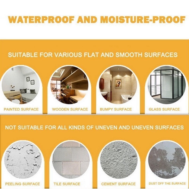 Self-Adhesive Environmental Protection 3D Wall Edging Strip (7.55 FEET/ROLL)