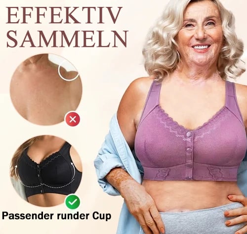 🌹2025 Neuer, Atmungsaktiver BH Mit Vorderverschluss Für Senioren😍
