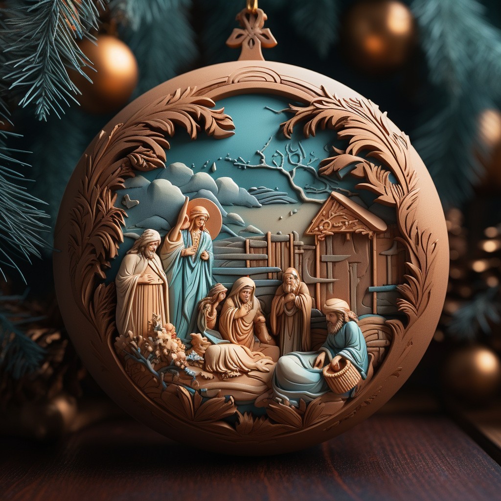 (🌲Early Christmas Sale- 50% OFF) Nativity Christmas ornament