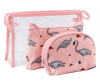 Umebags Fashion Brand 3pcs/set  Cosmetic Bags