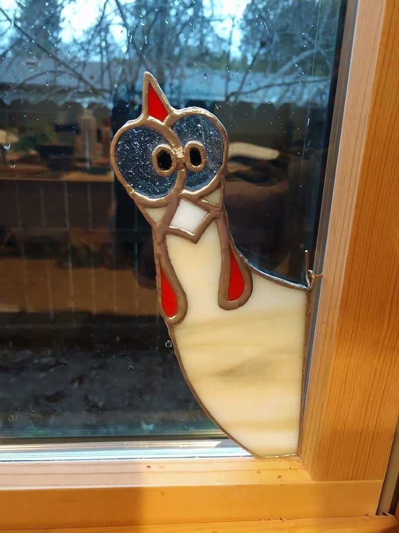 🔥HOT VENTA - 49%OFF 🎁 - Divertida Decoración De Esquina De Ventana -  🐓Gallo Que Mira Furtivamente