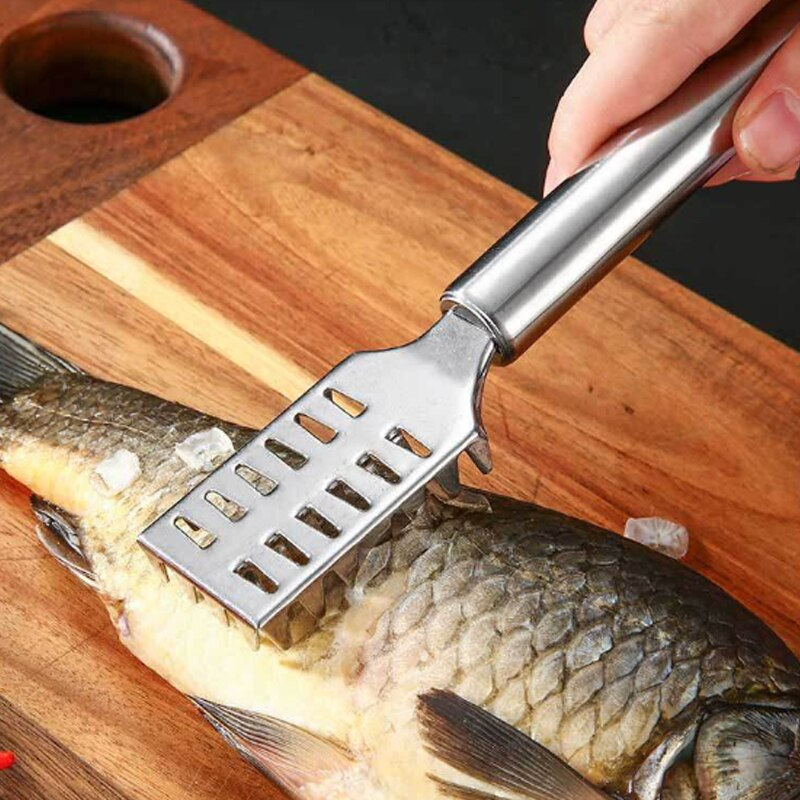 (🎄CHRISTMAS SALE NOW-48% OFF) Stainless Steel Fish Skin Scraper(BUY 2 GET 1 FREE NOW)