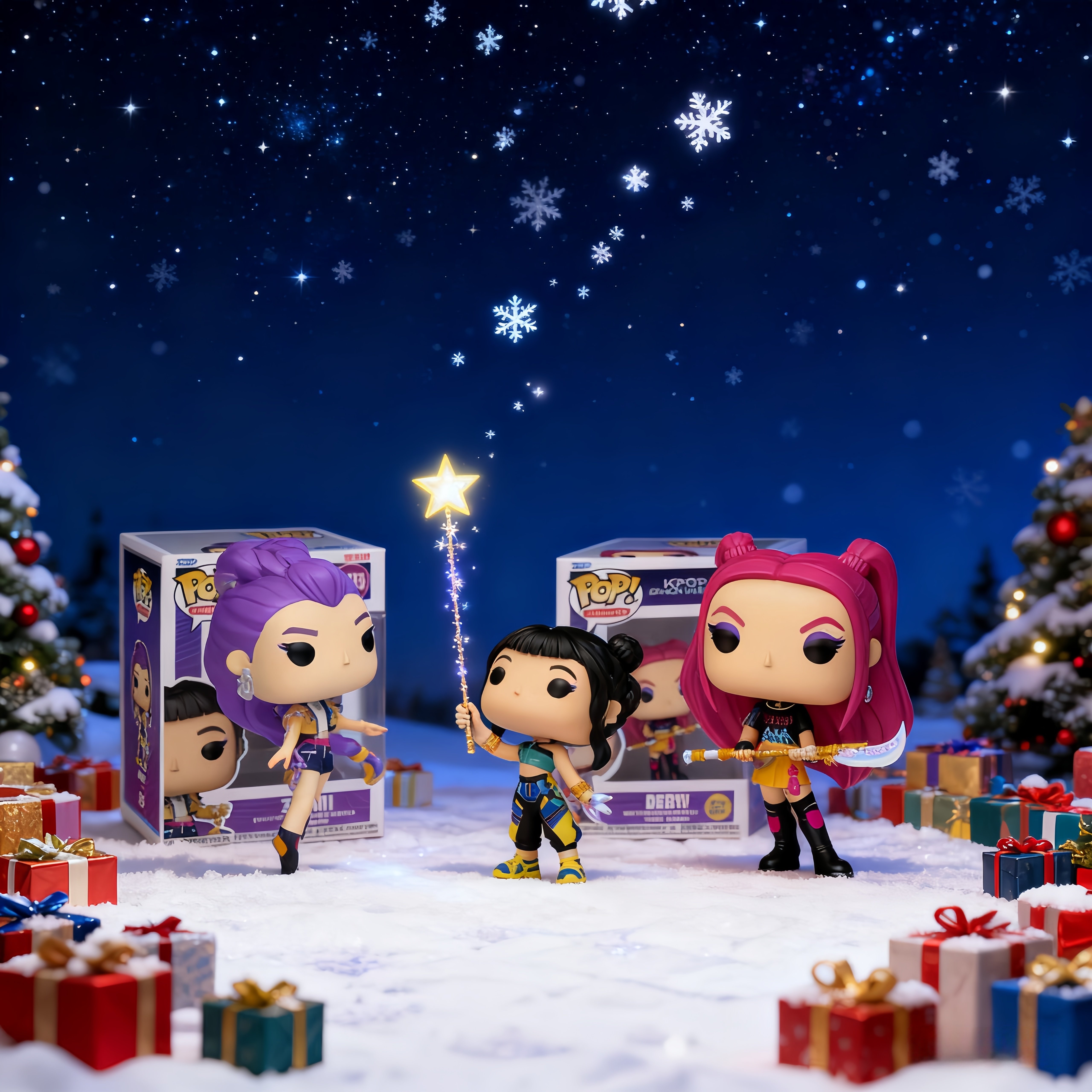 🔥Last Day 50% OFF -🎄POP! K-POP Demon Hunters Doll