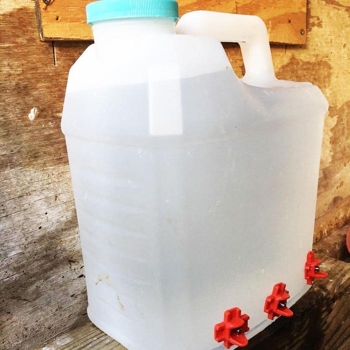 Horizontal Side Mount Chicken Waterer