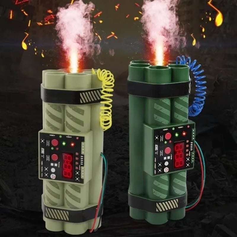 Tnt Dummy Bomb With Countdown And Smoke Effect