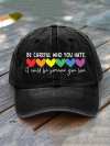 Unisex Pride Hearts Print Baseball Cap