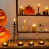 💥LAST DAY SALE 50% OFF💥Halloween LED Candle Lamp with Creepy Spider Decor