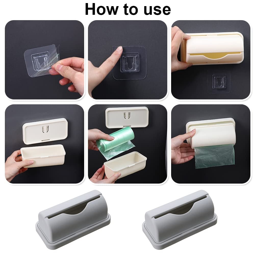 Self-adhesive Trash Bag Dispenser