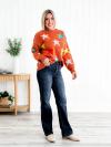 🔥Letzter Tag 49% RABATT💕Bootcut-Jeans mit mittelhohem Bund und Knopfleiste