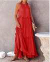 💥LAST DAY SALE 50% OFF💖Holiday Style Ruffled Long Dress