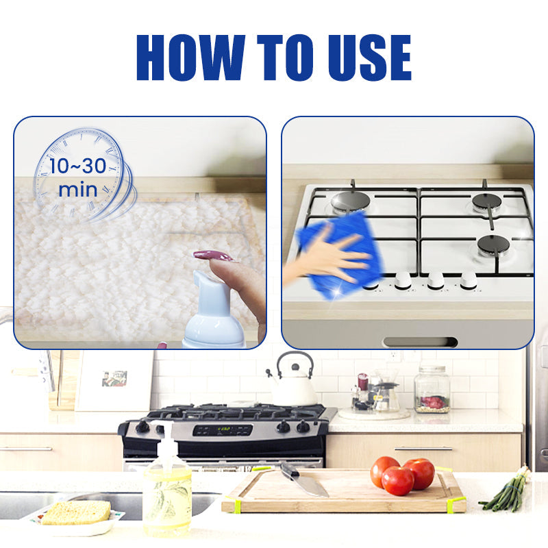 Tiktok Summer Sale🎉Heavy-Duty Kitchen Foaming Degreaser & Cleaner