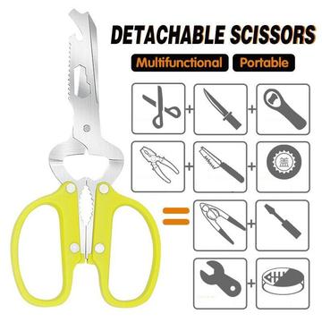 Early Christmas Hot Sale 50% OFF - 10-in-1 Multipurpose Stainless Steel Kitchen Scissors(BUY 3 FREE SHIPPING)