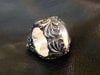 Vintage Polish Floral Armor Antler Skull Ring( BUY 2 FREE SHIPPING)