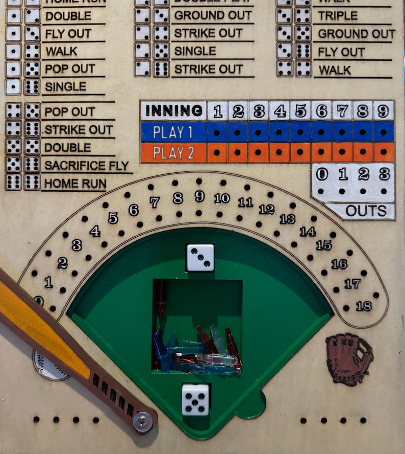 Tabletop Baseball Game