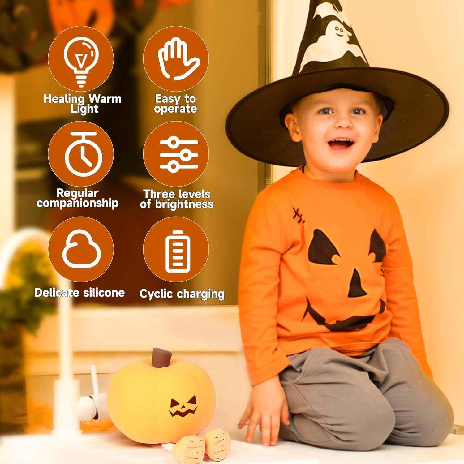 🎃Halloween Sale 60% OFF - Halloween Pumpkin Night Light