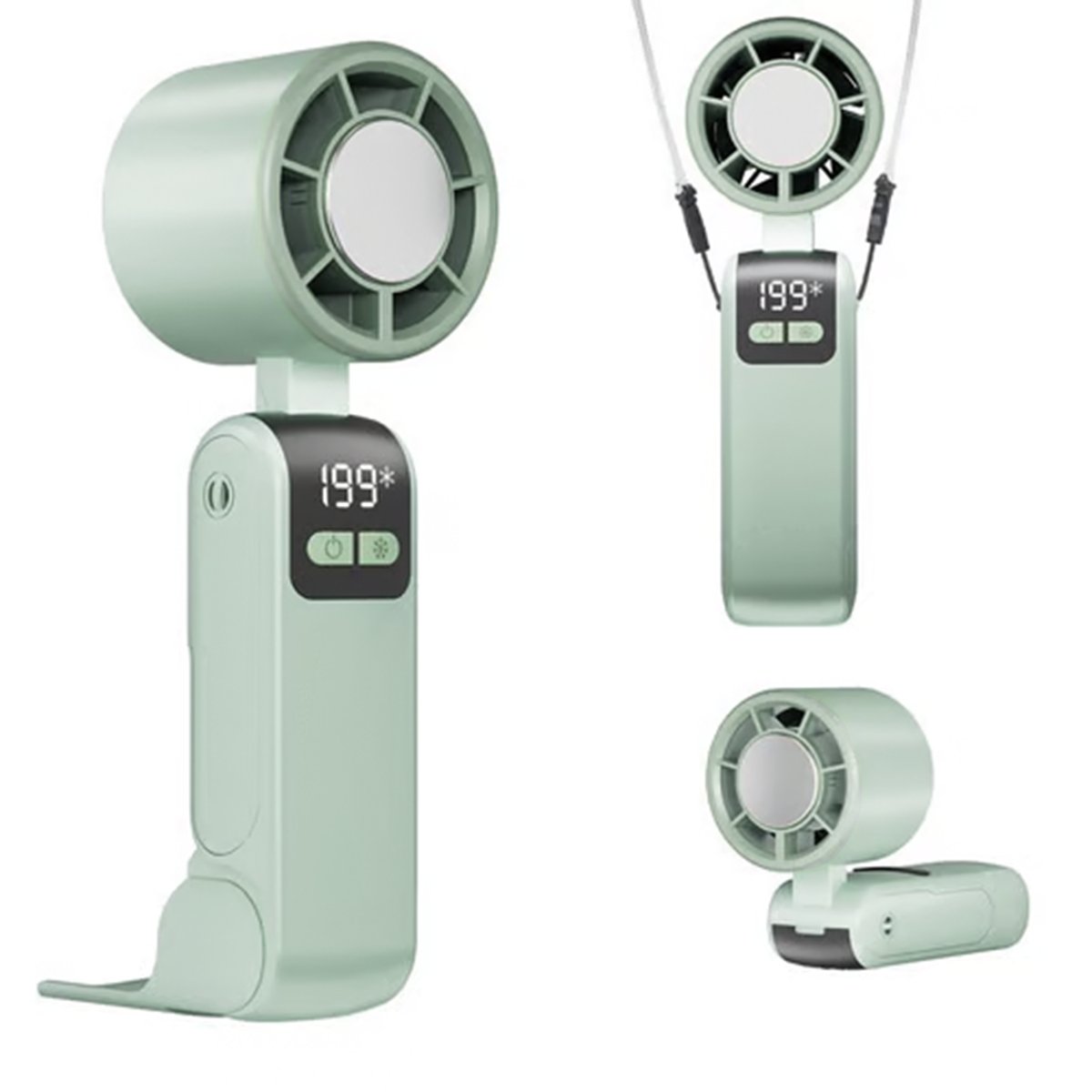 🔥Last Day Promotion 50% OFF🔥Multifunctional Portable Turbo Handheld Cooling Fan
