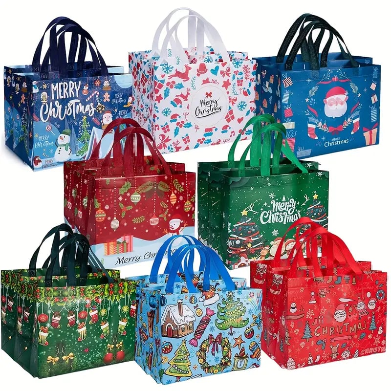 🎁2025 Reusable Christmas Gift Bags🔥Buy 6 Save 20% OFF & Free Shipping