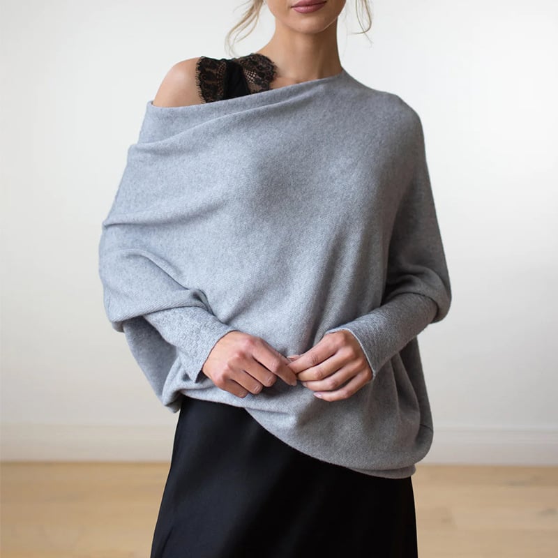 ✨LAST DAY 50% OFF✨Asymmetric Draped Jumper