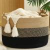 KAKAMAY Large Blanket Basket (20