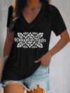 Women's Chinga La Migra Printed Casual T-Shirt
