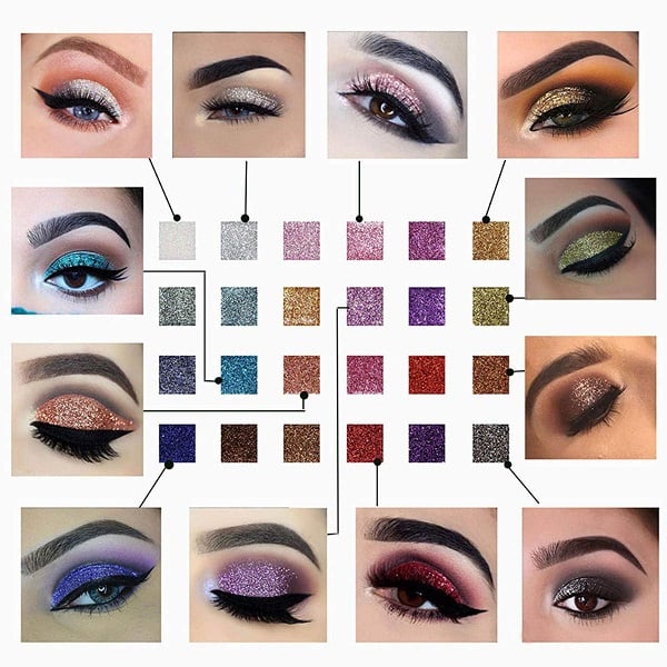 🔥Hot Sale 49% OFF✨10 Colors Sparkle Shimmer Eyeshadow Palette