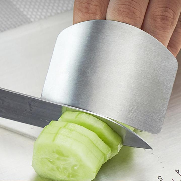 (🎅HOT SALE 48% OFF) Stainless Steel Cutlery Finger Guard - BUY 5 GET 3 FREE NOW