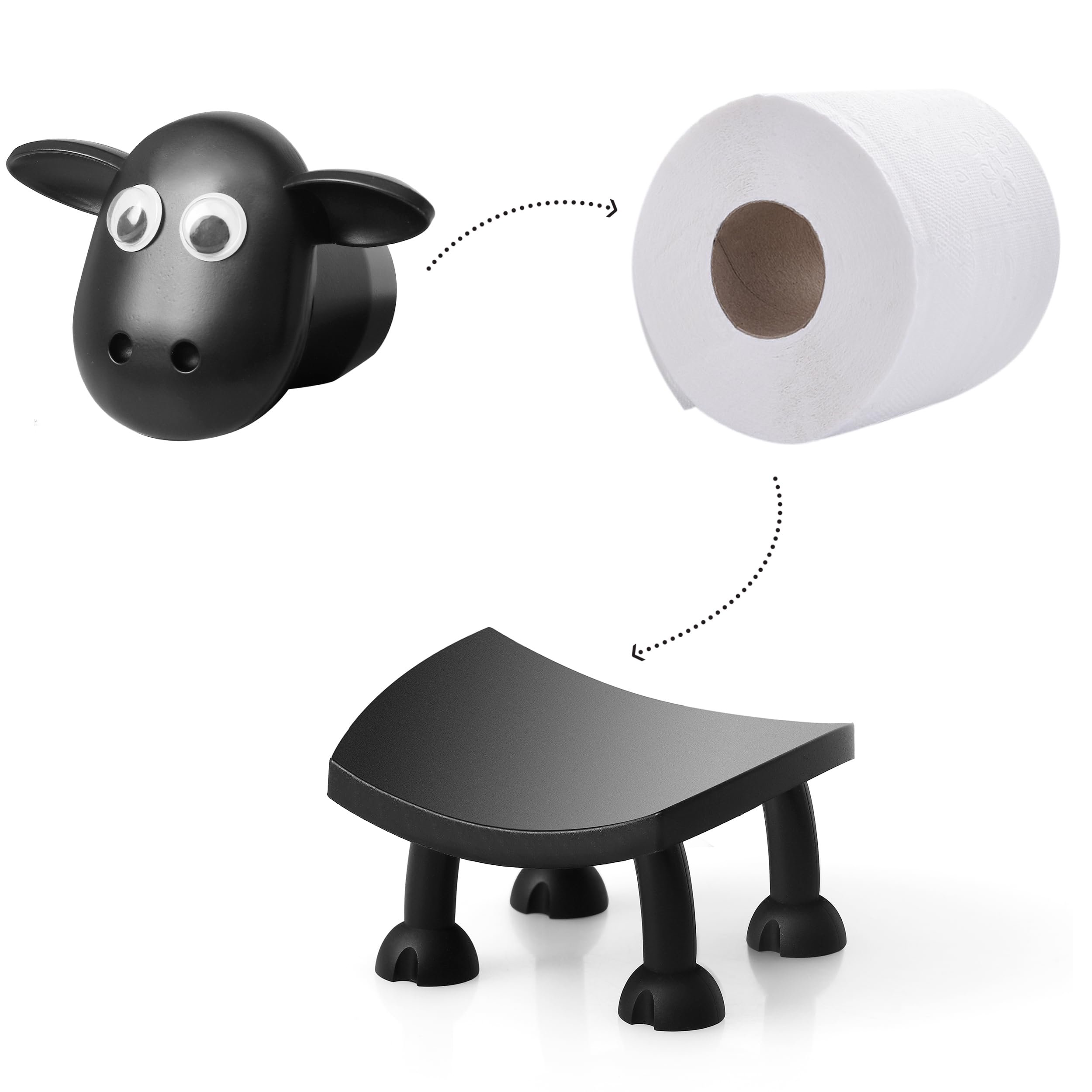 🔥Last Day Sale 50% OFF🎁 Sheep Toilet Roll Holder