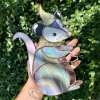 🎁TODAY ONLY!!🔥70% Off Clearance Sale!🐿️ Acorn Wizard Possum Stained Glass Suncatcher