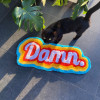 F*ck Colorful Tufted Rug