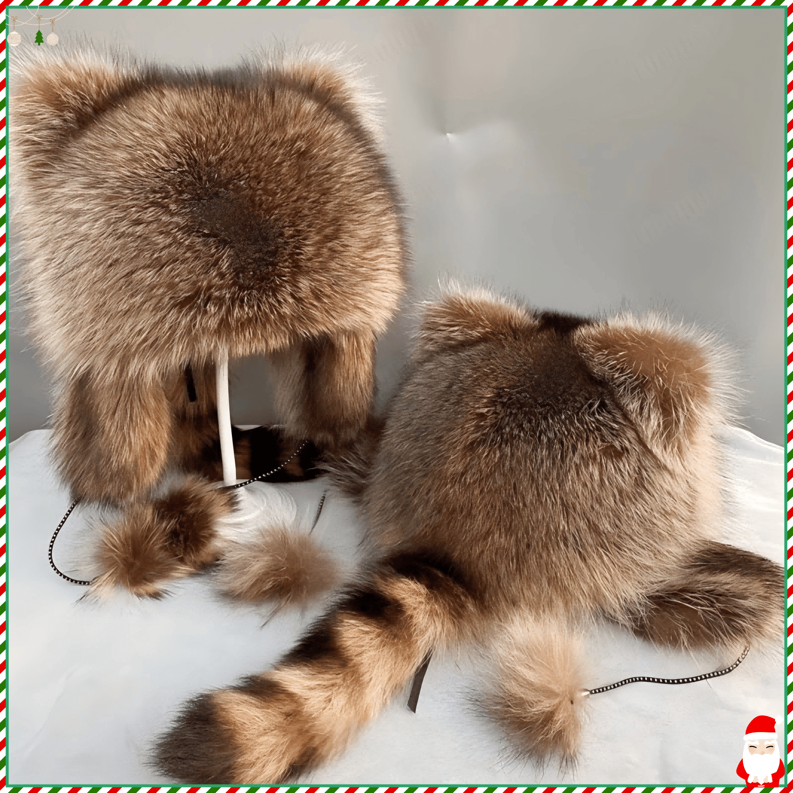 🦝Handmade Imitation Raccoon Fur Hat