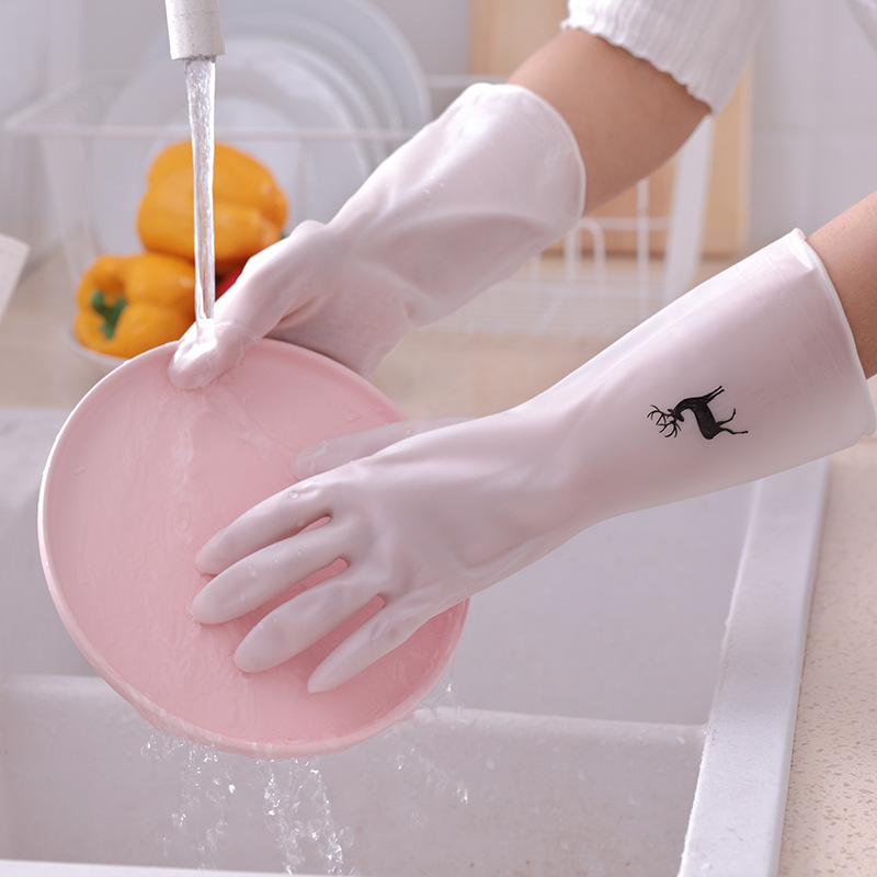 (🎄Christmas Promotion--48%OFF)Kitchen Silicone Dishwashing Gloves(Buy 4 get Free shipping)