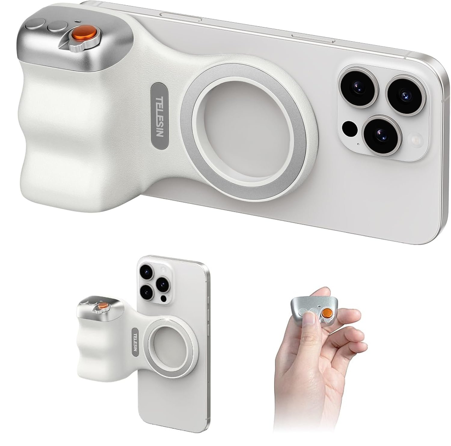 🎁TikTok Last Day Sale - 70% OFF🎉Magnetic Phone Camera Selfie Grip with Wireless Shutter Button