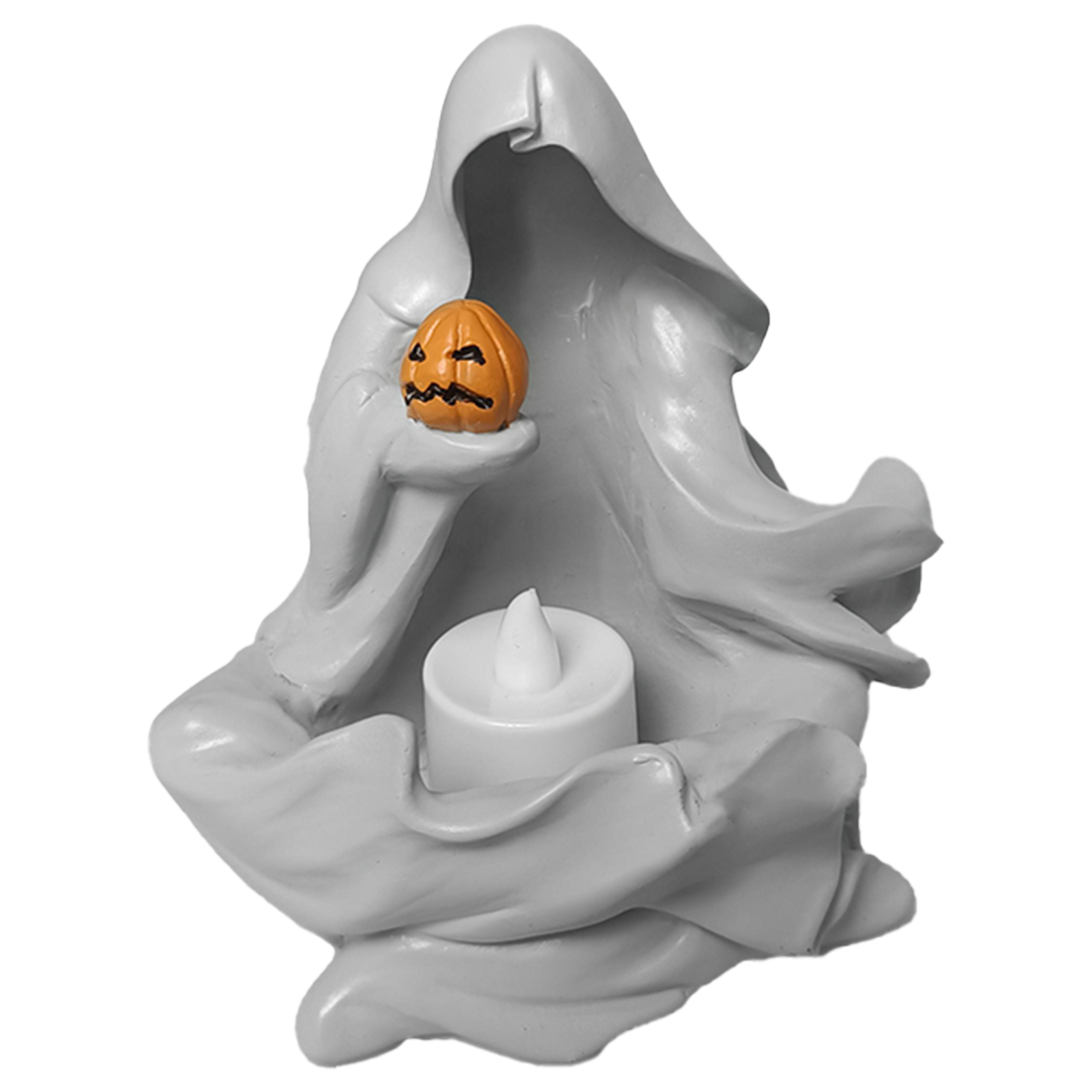 (👻Halloween Sale-49% OFF)Halloween Grim Reaper Candle Witch Figurine