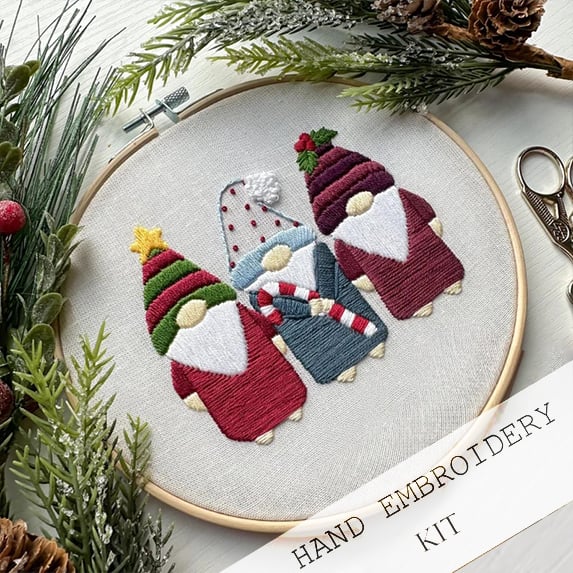 🎅(Christmas Pre-Sale Promotion 49% OFF) Christmas Embroidery KIT