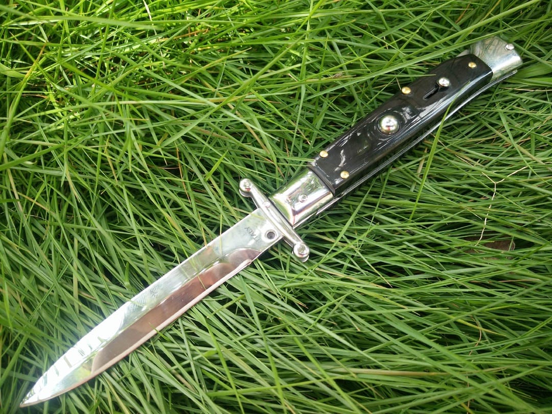 Pure Handmade Old School Italian Stiletto Pocket Knife - Buy 2 Free Shipping