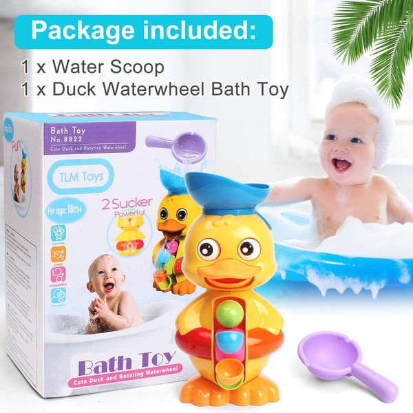 🔥Flash Sale-70%Off🔥Duck spinning water wheel bath toy(Buy 3 Save $15.6）