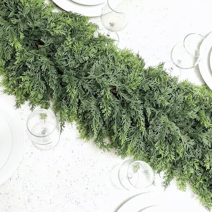 🎅Letzter Tag 49% Rabatt🔥Künstliche Weihnachtsgirlande aus Zedernholz