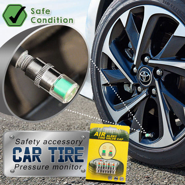 (🌲Early Christma Sale- 49% OFF)Fits All Tires - Tire Pressure Monitor(4pcs)