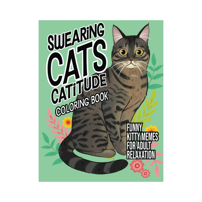 🔥Last Day Promotion 70% OFF💥Funny Kitty Memes Coloring Book For Adult Relaxation