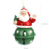 Iron Bell Painted Pendant Christmas Tree Decorations, Buy 3 Save 10%