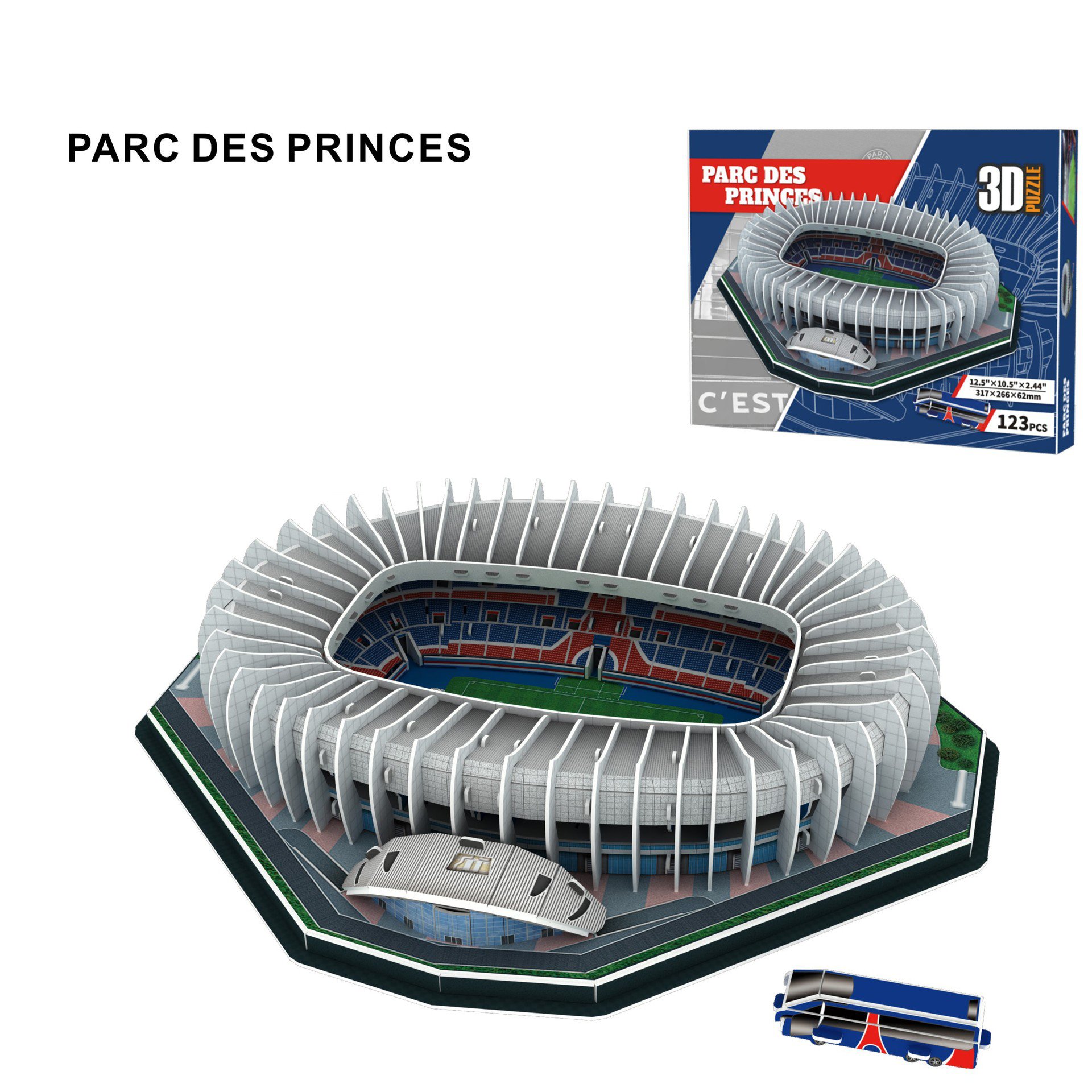 🔥World Cup Specials - 49% OFF🔥2022 NEW 3D Football Stadiums Intelligent Puzzle-Buy 2 Free Shipping