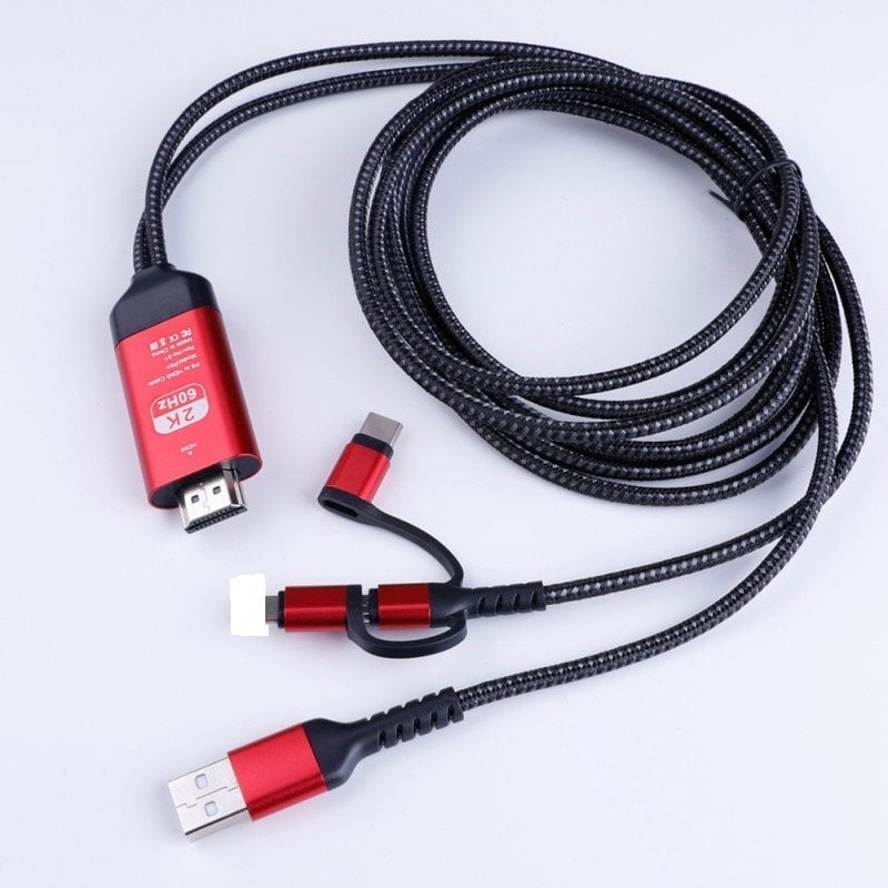 🔥Last Day Promotion- SAVE 49%🔥1080P No Lagging HDMI TV Cable 📺📺No network required for screen casting