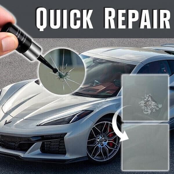 🔥(Last Day Sale- 50% OFF) New Formula,Cracks'Gone Glass Repair Kit
