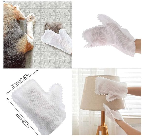 (🔥Last Day Promotion- SAVE 48% OFF) Dust Removal Gloves (buy 3 get 2 free now)