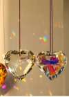 Hanging Heart Suncatcher Prism Crafts