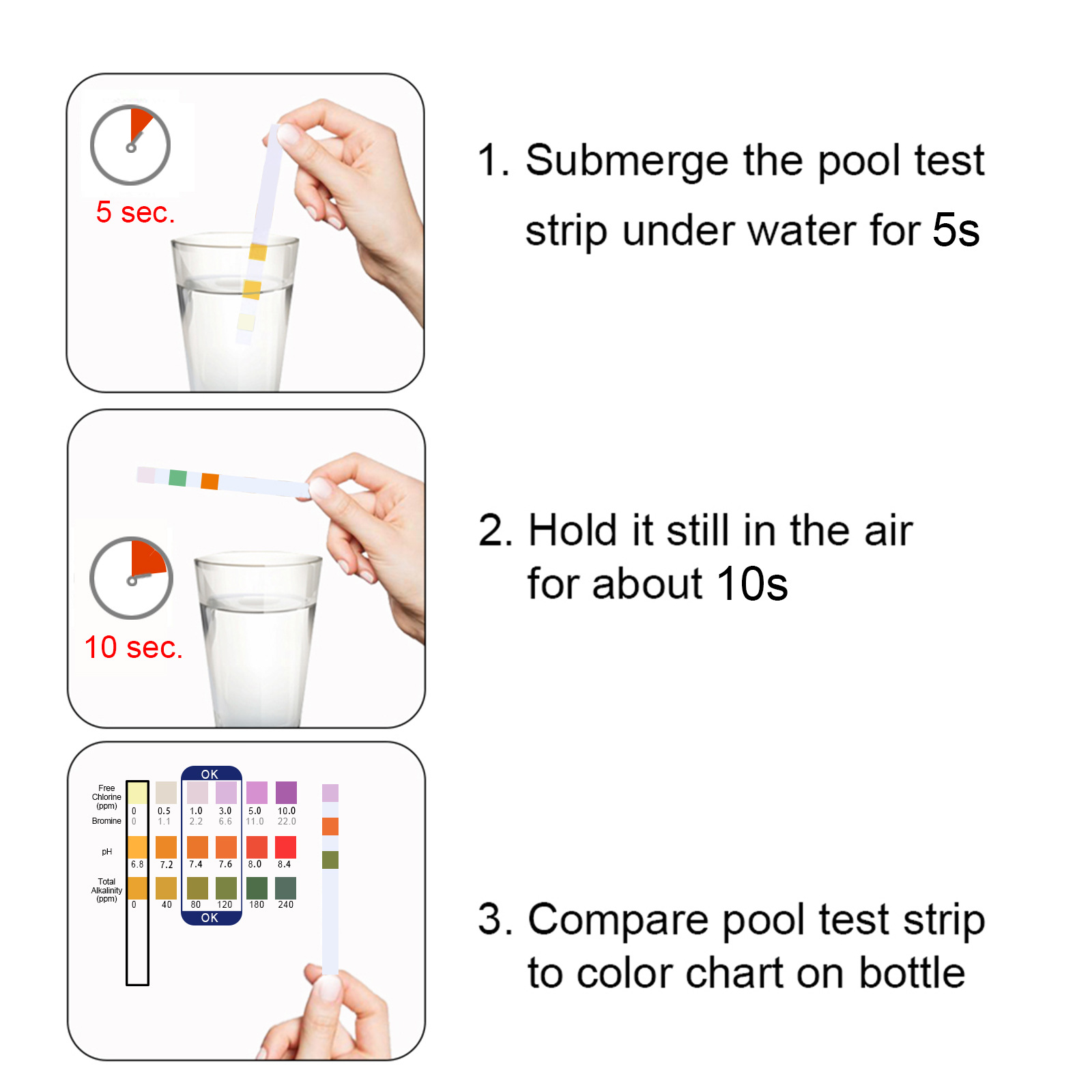 Tiktok Summer Sale🎉YEGBONG™ Test Strips - Comprehensive Pool Water Testing Solution