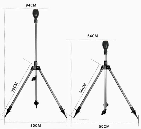 🎁TikTok Last Day Sale - 70% OFF🔥Rotating Tripod Sprinkler