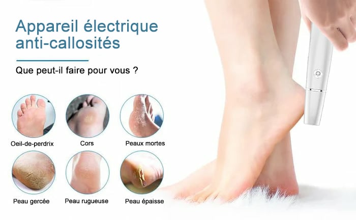 🔥Dernier jour -50 % de réduction - Éliminateur électrique de callosités pour les pieds