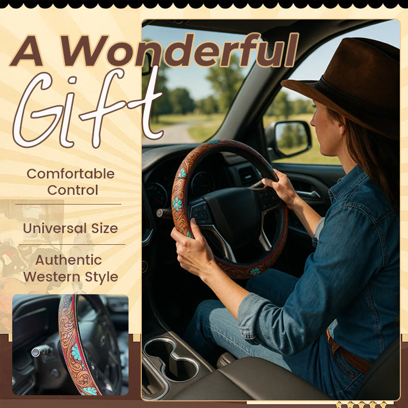 ⏰LAST DAY SALE 50% OFF🔥Western Steering Wheel Cover
