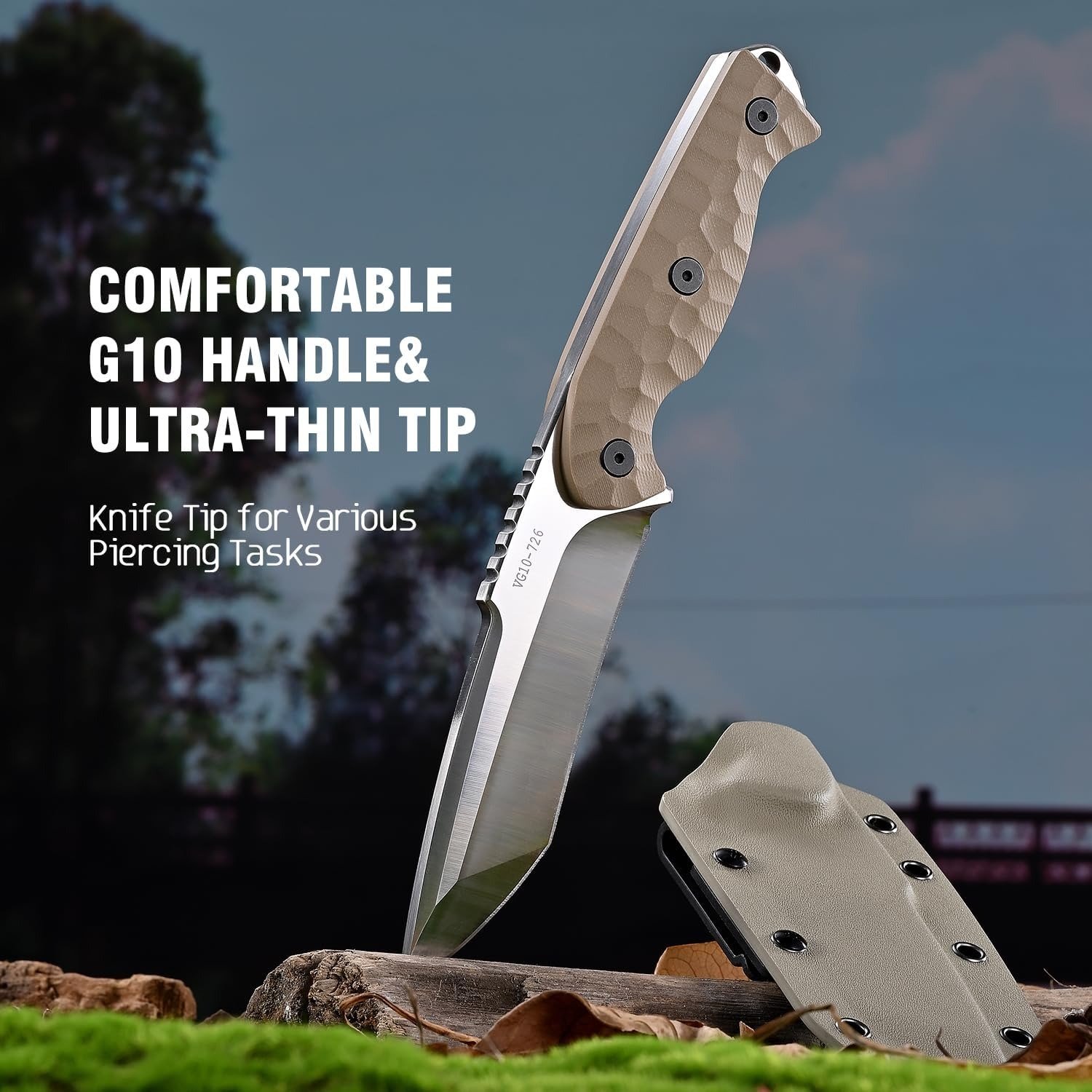 Full-Tang Survival & Hunting Knife